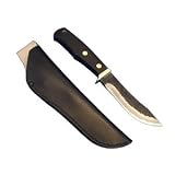 Kanetsune Sabaki, Black Plywood Handle, Leather Sheath