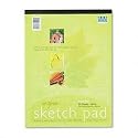 Art Street Artist Sketch Pad, 60#, 9"x12", White, 50 Sheets/Pad RIV05000