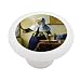Young Woman With Water Pitcher By Vermeer Decorative High Gloss Ceramic Drawer Knob