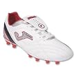 Joma Cordoba FG Soccer Shoes (White/Red/Metallic Silver) Image of Joma Cordoba FG Soccer Shoes (White/Red/Metallic Silver)