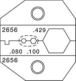 Paladin Tools 2656 RG8/11/213 Die For CrimpALL 8000 and 1300 Series Crimper