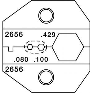 Paladin Tools 2656 RG8 11 213 Die For CrimpALL 8000 and 1300 Series Crimper by Paladin Tools