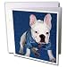 Dogs Bulldog - French Bulldog Puppy - Greeting Cards-12 Greeting Cards with envelopes