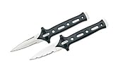 United Cutlery UC1088 Special Agent Stinger Combo Knife with Side Mount Sheath, 2-Pack