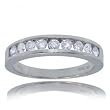 1/2CT Diamond Wedding Anniversary Ring Band in Solid White Gold
