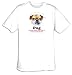 I'm a Proud Owner of a Pug - Proof That God Has a Good Sense of Humor Dog T-shirt Tee...