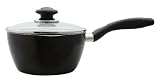 BBC Easycook Non Stick Saucepan with Lid Aluminium Black 16 cm