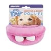 Ancol Puppy Toy Lips Goofy Grins Squeaky