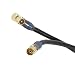 KabelDirekt Antennenkabel Koax Stecker Winkel > Koax Kupplung 100 dB 75 Ohm HDTV FullHD 1m