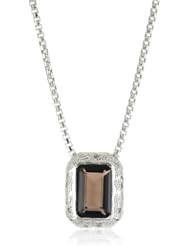 Rebecca "Manhattan" White Bronze Snakeskin Pattern Smoky Necklace