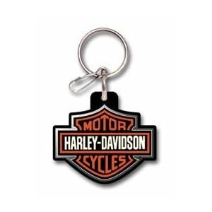 PlastiColor 4179 Harley-Davidson Logo Plastisol Key Chain