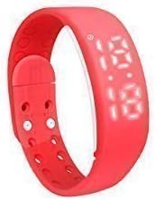 USB and 3D Calorie Meter Step Touch Multi-Function W2 Outdoor Sports Intelligence Bracelet Sleep Monitoring Wristbands Led display With The New Fashion Watches Red SmartBand Pedometer