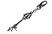 Kingdom Hearts Birth by Sleep Key Blade Key Ring Rain Fall