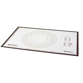 Buy BonJour 16-Inch by 24-Inch Silicone Pastry Mat now!