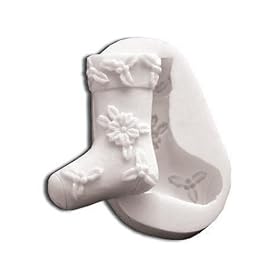 Paderno World Cuisine Composite Shaping Mold, Christmas Stocking, 2 1 2 Inch x 1 7 8 Inch by Paderno World Cuisine