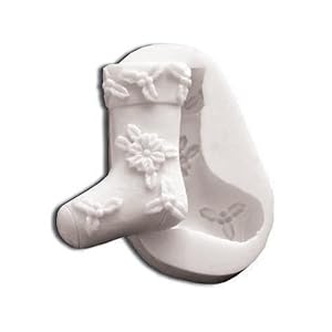 Click here to buy Paderno World Cuisine Composite Shaping Mold, Christmas Stocking, 2 1 2 Inch x 1 7 8 Inch.
