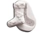 Paderno World Cuisine Composite Shaping Mold, Christmas Stocking, 2 1/2 Inch x 1 7/8 Inch