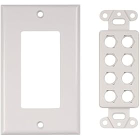 Buy 8 OPENING WALL PLATE WHTE by Acoustic Research now!