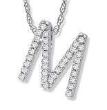 14K White Gold Diamond 