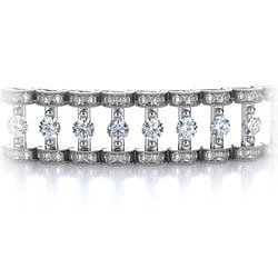 Click here for Platinum Vintage Fashion Diamond Bracelet. (1.00ct... prices