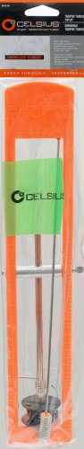 Celsius Plastic Tip Up with Line, Black