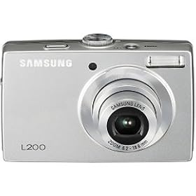 Samsung L200 10MP Digital Camera with 3x Optical Zoom (Silver) by 
