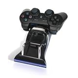 ATC Dual Charging Station / USB LED Charger Station for Sony PS3 Controllers Play Station 3