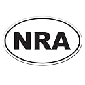 NRA EURO OVAL - Sticker Decal - #S303