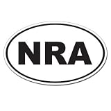 NRA EURO OVAL - Sticker Decal - #S303