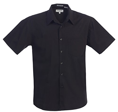 Gioberti Men's Short Sleeve Solid Dress Shirt