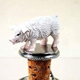 Pink Pig Cork Bottle Buddy Wine Stopper