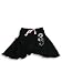 Baby : Wild Mango - Girls Pull on Fleece Skort, Black (Size 4T)