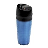 OXO Good Grips Plastic LiquiSeal Travel Mug, Textured Blue