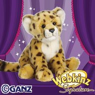 Webkinz Ganz Signature Cheetah Plush Stuffed Animal