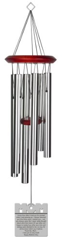 Chimesofyourlife md-mom’s smile-heart-27-silver Thank You Mother’s Day Wind Chime, 27-Inch, Silver