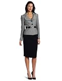 Kasper Women's Unmatched Tweed Jacket With Crepe Skirt