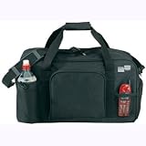 Black Sports Bag W/Shoe Pocket