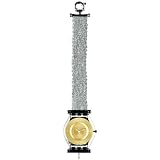 Swatch Women's Silver, Gold Dial Essentially Small Watch SFK164B