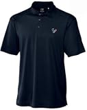 NFL Houston Texans Men's Drytec Genre Polo Knit Short Sleeve Top, Navy Blue, X-Large