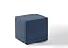 Würfel – Hocker 45x45x45cm Kunstleder blau N11
