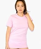American ApparelFinest Quality Tailored Fit Short Sleeve T-Shirt - Pink 2XL