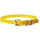 3/4-Inch Biothane Collar, Yellow