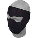 Zan Headgear Black Men's Full Face Mask Sports Bike Racing Motorcycle Helmet Accessories - One Size Fits All