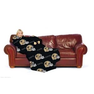 New Orleans Saints NFL Adult Huddler Fleece Throw