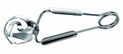 Piazza 6-Inch Long Snail Tong, Stainless Steel