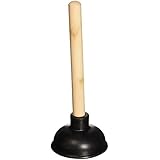 MINTCRAFT 8317-B Black Drain Plunger, 4-Inch