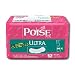 Poise Ultra Absorbency Pads, #19063 - 52 pads / Bag, 4 Bags / Case