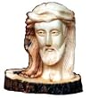 Jesus - Olive wood (14x12x9 cm or 5.5x4.7x3.5")