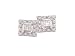 SQUARE 0.30 CTW. INVISIBLE SET PRINCESS CUT DIAMOND EARRING STUDS