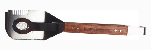 Charcoal Companion 5-in-1 All Purpose Grilling Spatula/Tongs 17.25-inch